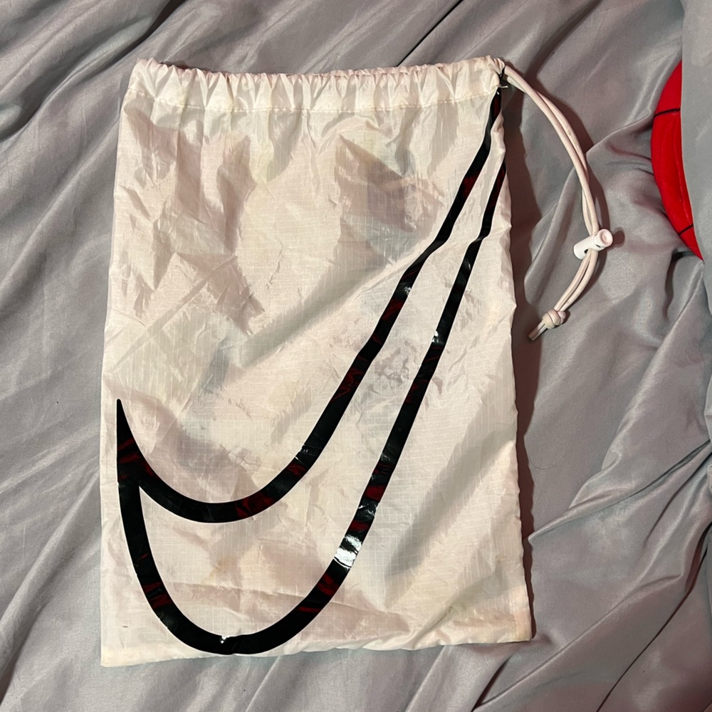 White Drawstring Bag - image 1